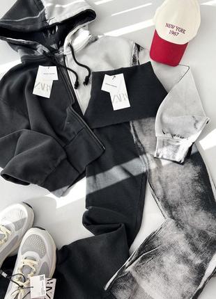 Шикарний zip худі від zara, також є варений костюм