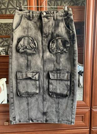 Джинсовая юбка