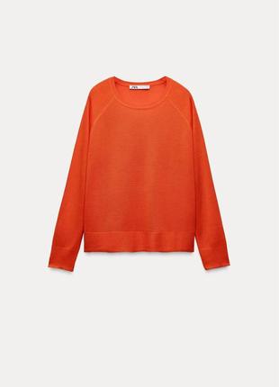Тонкий трикотажний светр, кофта  zara