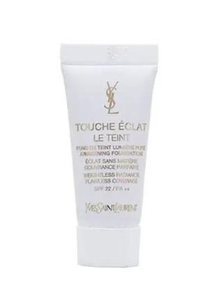 Тональная основа для лица yves saint laurent ysl touch eclat le teint b30 – almond, 5 мл.