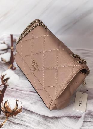 Сумка жіноча крос-боді guess оригінал fantine convertible crossbody flap гесс крос боді7 фото