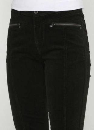 Джинси jensen мікровельвет темно- зелений