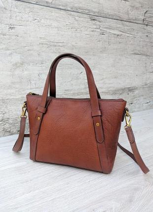Fossil шкіряна сумка кросс боді coccinelle picard navyboot liebeskind furla abro guess8 фото
