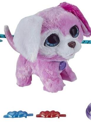 Интерактивная игрушка гламурный питомец щенок на поводке furreal friends glamalots interactive pet toy2 фото