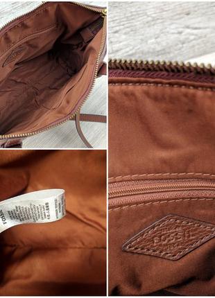 Fossil шкіряна сумка кросс боді coccinelle picard navyboot liebeskind furla abro guess10 фото