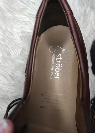 Strober німецьке взуття люкс якості шкіра шкіряні туфлі черевики чоловічі кожаные туфли ан...