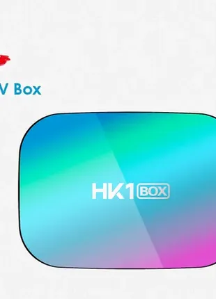 Приставка tv box hk1 box amlogic s905x3 4/64gb  android 9.0.5 фото