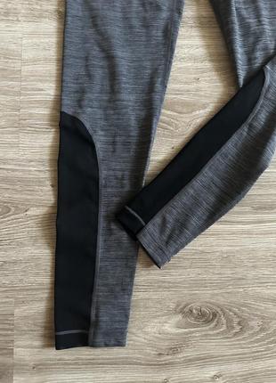Спортивные лосины nike mens pro р.m серые леггинсы женские6 фото