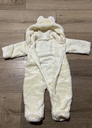 Дитячий махровий комбінезон з малюнком