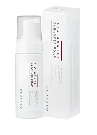 М'яка пінка для вмивання usolab bio gentle cleanser foam - 150 мл