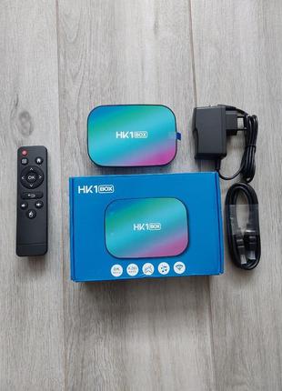 Тв приставка hk1 4/128 gb amlogic s905 android 9.0.