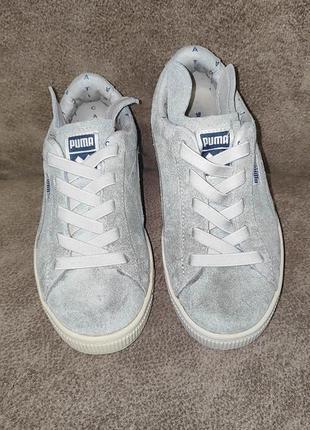 Кеды puma 19см, натуральный замш