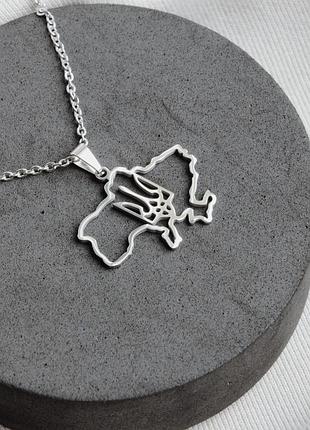 Кулон+цепочка символіка україни герб