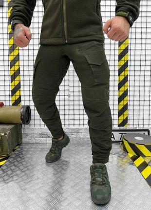 Тактичний комплект одягу нгу олива, військова форма штани, поло, фліска, бейсболка 4в1 волинторг ua3 фото
