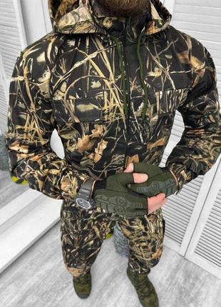 Камуфляжный тактический костюм loust, костюм с капюшоном камыш, летняя форма куртка штаны воєнторг ua
