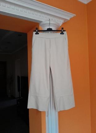 Брюки кюлоты под кожу италия
