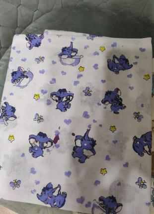 Новые ситцовые тонкие пеленки.