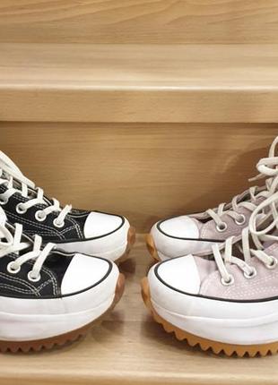Converse конверси, 36й розмір, оригінал: чорні купляла в інтертопі, рожеві замовляла на офіційному сайті (викупляла самостійно).