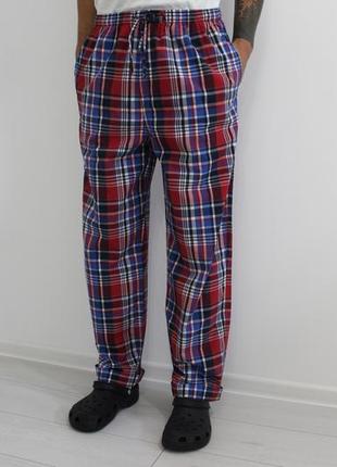 Домашні,піжамні штани в клітинку polo Velour ralph lauren із свіжих колекцій