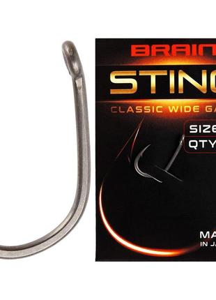 Крючок brain sting classic wide gape #4 (10 шт/уп)