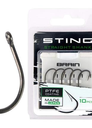 Крючок brain sting straight shank #6 (10 шт/уп)