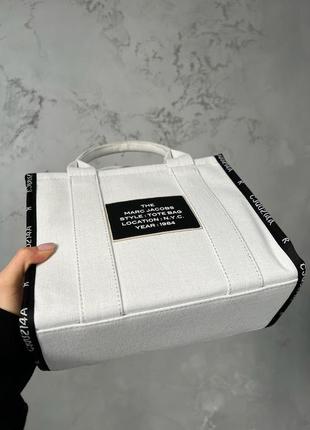 Женская сумка mj tote bag small white10 фото