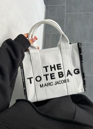 Жіноча сумка mj tote bag small white1 фото