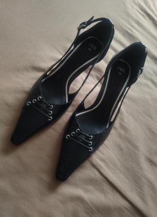 Туфли лодочки zara