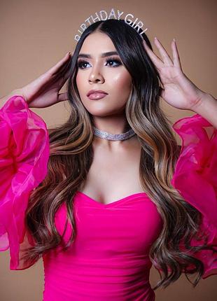 Набор лента и обруч birthday girl