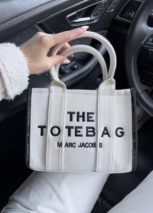 Женская сумка mj tote bag small beige