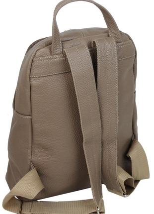 Женский кожаный рюкзак borsacomoda 14 л визон 841.0355 фото