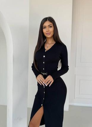 Силуетна сукня з елегантним поясом💋