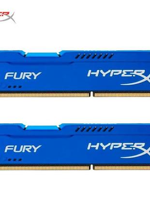 Оперативна пам'ять kingston hyperx fury ddr3-1866 16gb kit 2x8192mb pc3-14900 (hx318c10fk2/16)