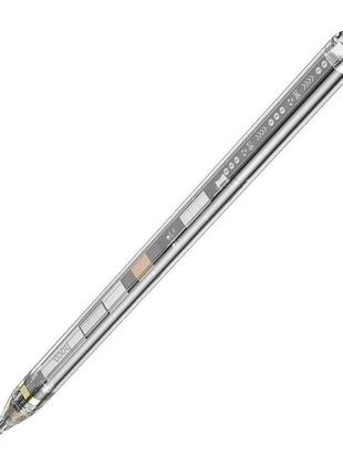 Стилус hoco gm110 transparent explore series active pad dedicated capacitive pen transparent black