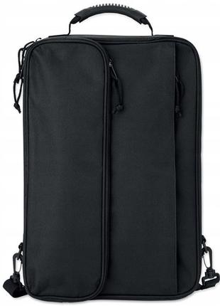 Сумка-рюкзак для ноутбука 14,1 дюйма mid чорна