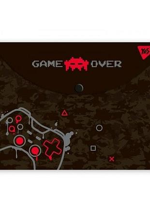 Папка-конверт а4 на кнопці yes  gamer  492008 (1/12/60)