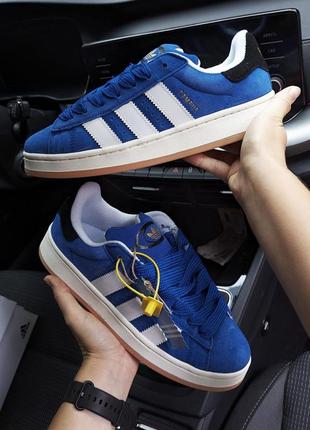Мужские кроссовки adidas campus синие