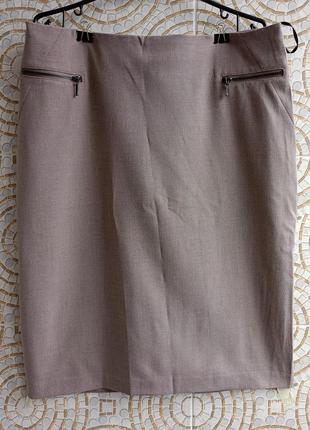 Спідниця кольору кави із молоком, бренд m&s collection