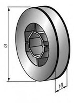 Шкив диаметр 170 мм для защитных роллет