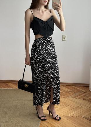 Спідниця з драпіруванням bershka