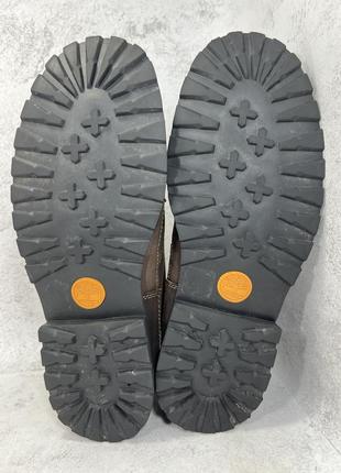 Черевики шкіряні коричневі чоловічі демісезонні Iridescent timberland earthkeepers6 фото