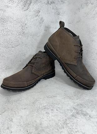 Черевики шкіряні коричневі чоловічі демісезонні Iridescent timberland earthkeepers3 фото
