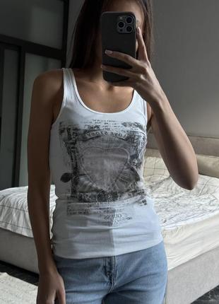 Майка біла гесс guess оригінал