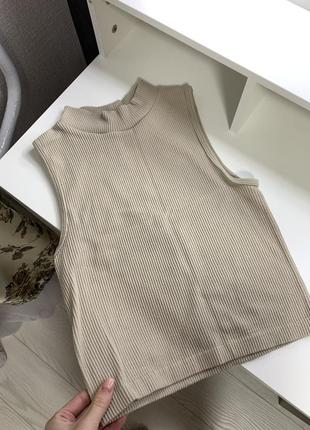Топ в рубчик stradivarius