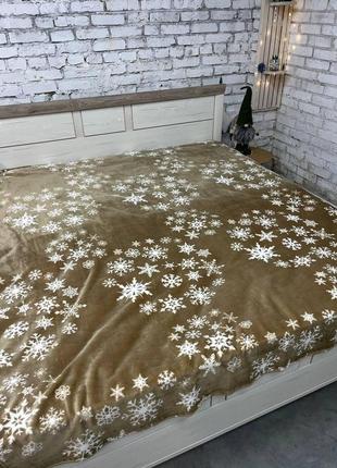 Плед новорічний півтораспальний