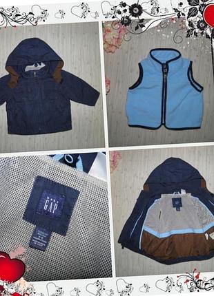 🌺 обнова!!!🌺куртка gap(р.74-80 на 6-12 мес) курточка ветровка.