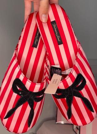 Тапочки victoria’s secret з сатиновим мішечком2 фото
