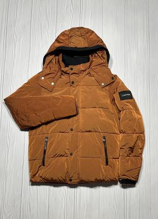 Calvin klein crinkle nylon куртка зимняя пуховик оригинал!