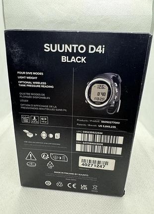 Suunto d4i black silicon w/o usb ss050277000 наручные часы новые!!!