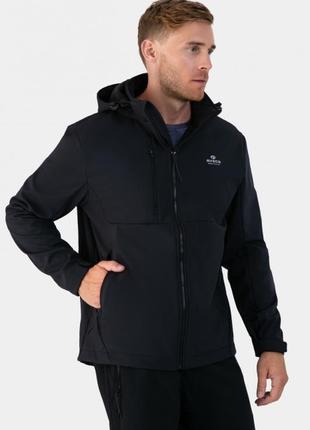 Вітровка soft-shell avecs-темно-сіра